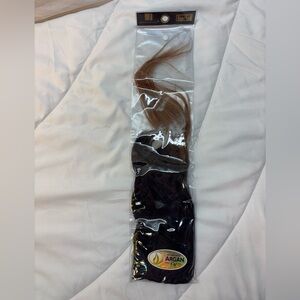 SENSATIONNEL Argan Oil Hair Extension - Brown and Black YAKI 14” 1B